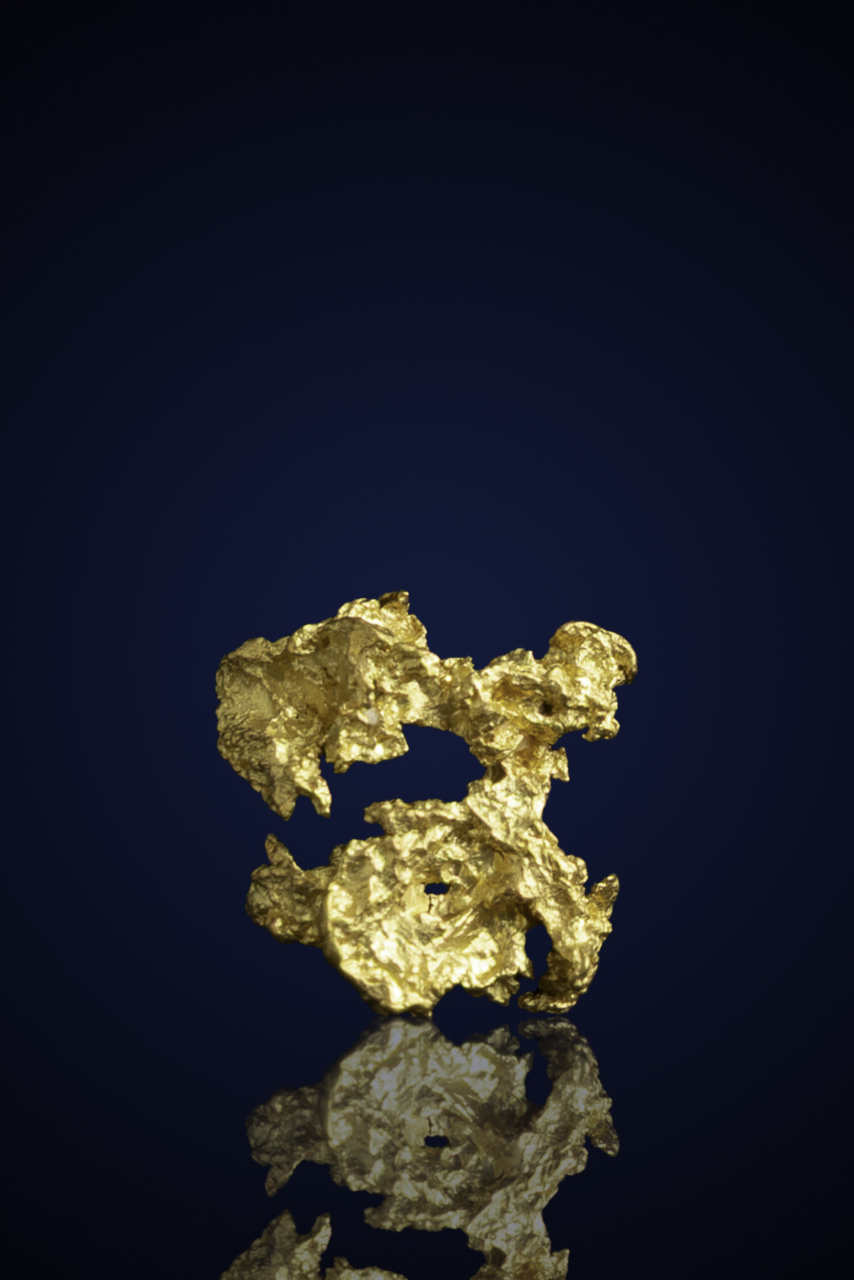 Brilliant, "Claw" Shaped Natural Gold Nugget - CA - 0.44 grams (image for) Brilliant, "Claw" Shaped Natural Gold Nugget - CA - 0.44 grams